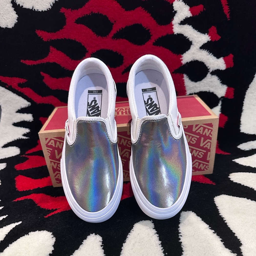 Vans Holographic Slip On Shoes - Picture 2 of 4